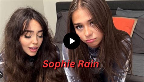 sophie raiin only fans|[WATCH VIDEO] Sophie Rain and sister Sierra Rain as Black .